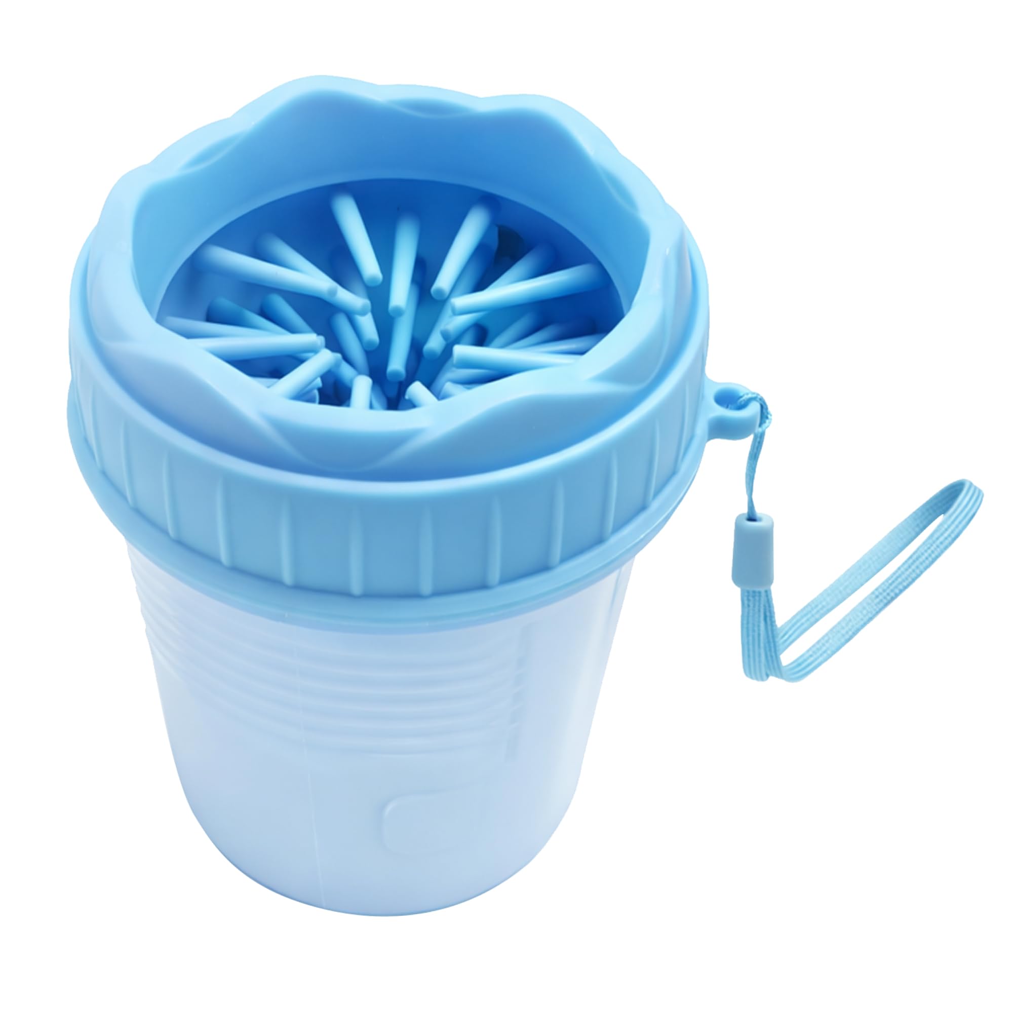 Fancy Pets Limpiador de Patas para Perros, Limpia Patas de Perro para Quitar Barro y Suciedad, Taza Limpiadora con Cepillos para Perros Pequeños y Medianos, Dog Paw Cleaner