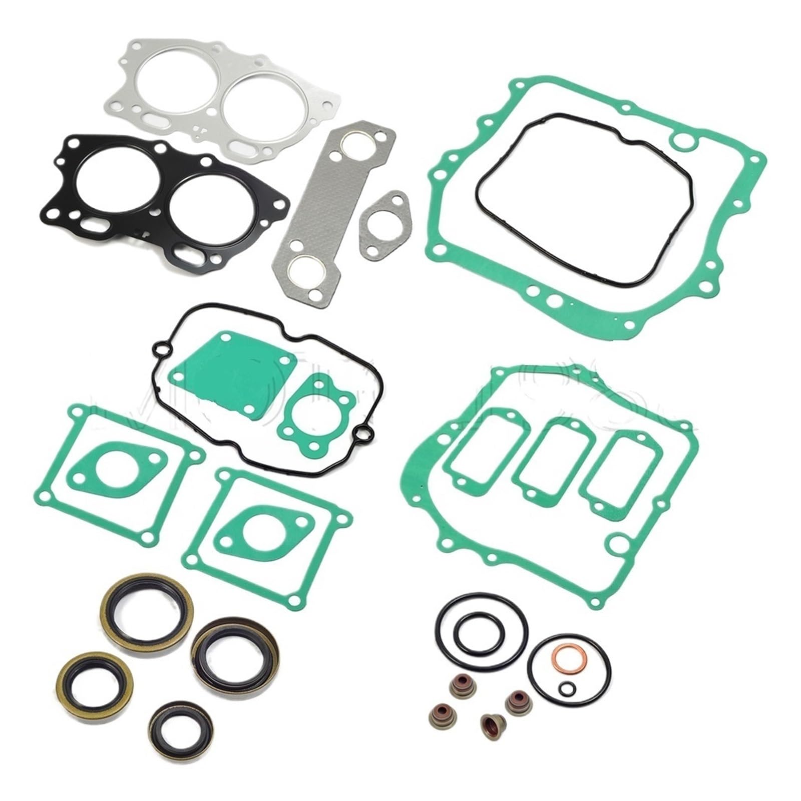 Compatible Con Fuji Robin 295cc EH29C carrito Compatible golf MIC 91-02 Sello de admisión Retenedores resorte escape válvulas Grupo de cilindros Pistón Kit