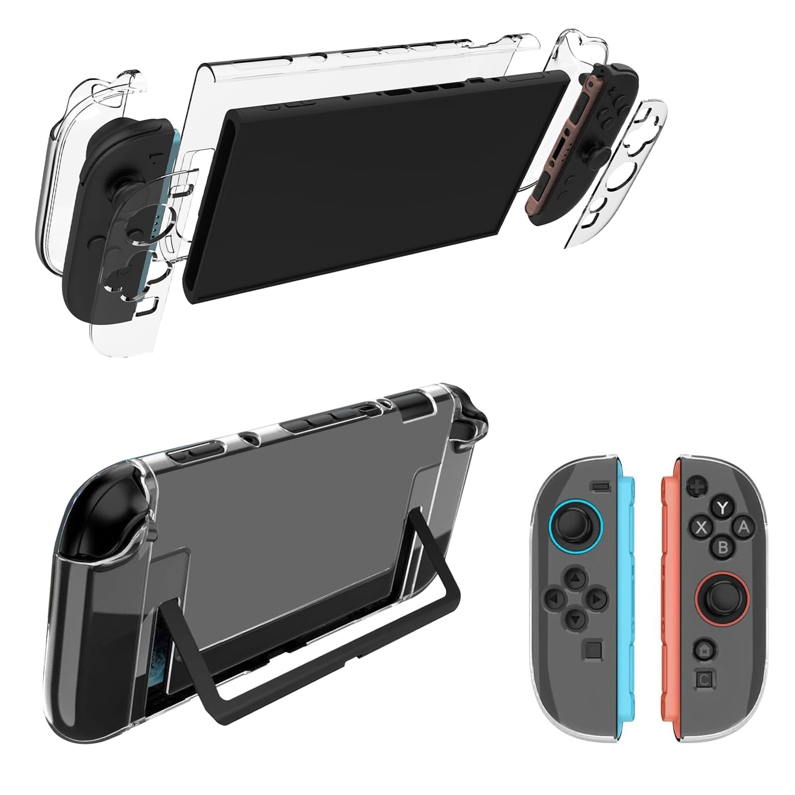 Amazon.co.jp: Switch2 保護キット【改良モデル 】 クリアケース