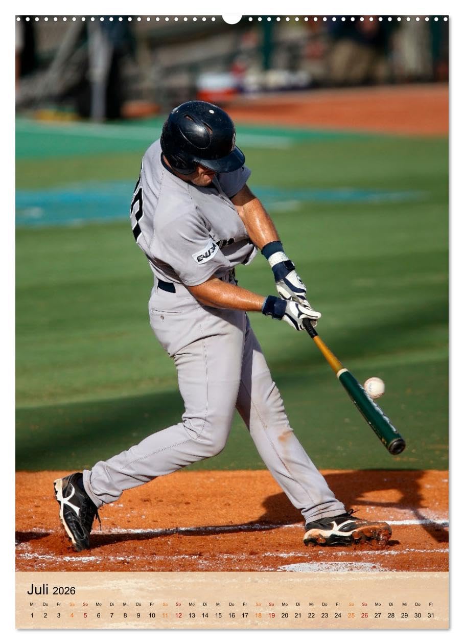 Baseball Power (hochwertiger Premium Wandkalender 2026 DIN A2 hoch), Kunstdruck in Hochglanz: Baseball, Teamsport der Extra-Klasse - beeindruckende ... spektakulären Sportart. (CALVENDO Sport)