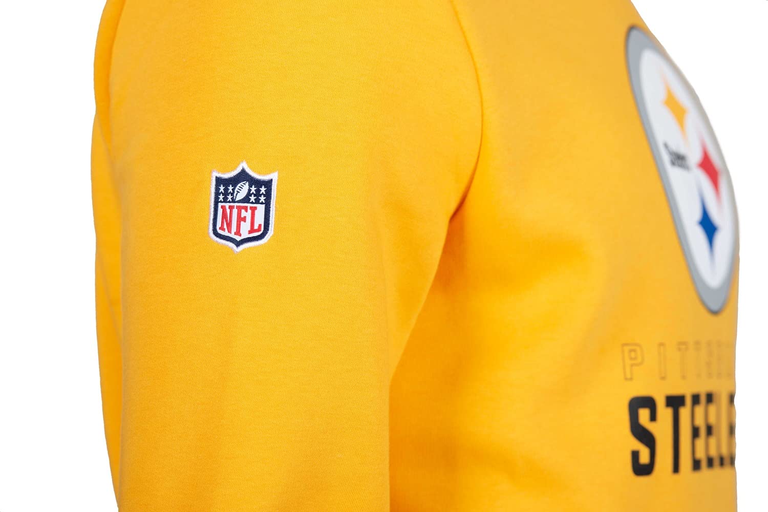 New Era - NFL Pittsburgh Steelers Team Logo and Name Hoodie - Steelers Gold Coloris Steelers Gold