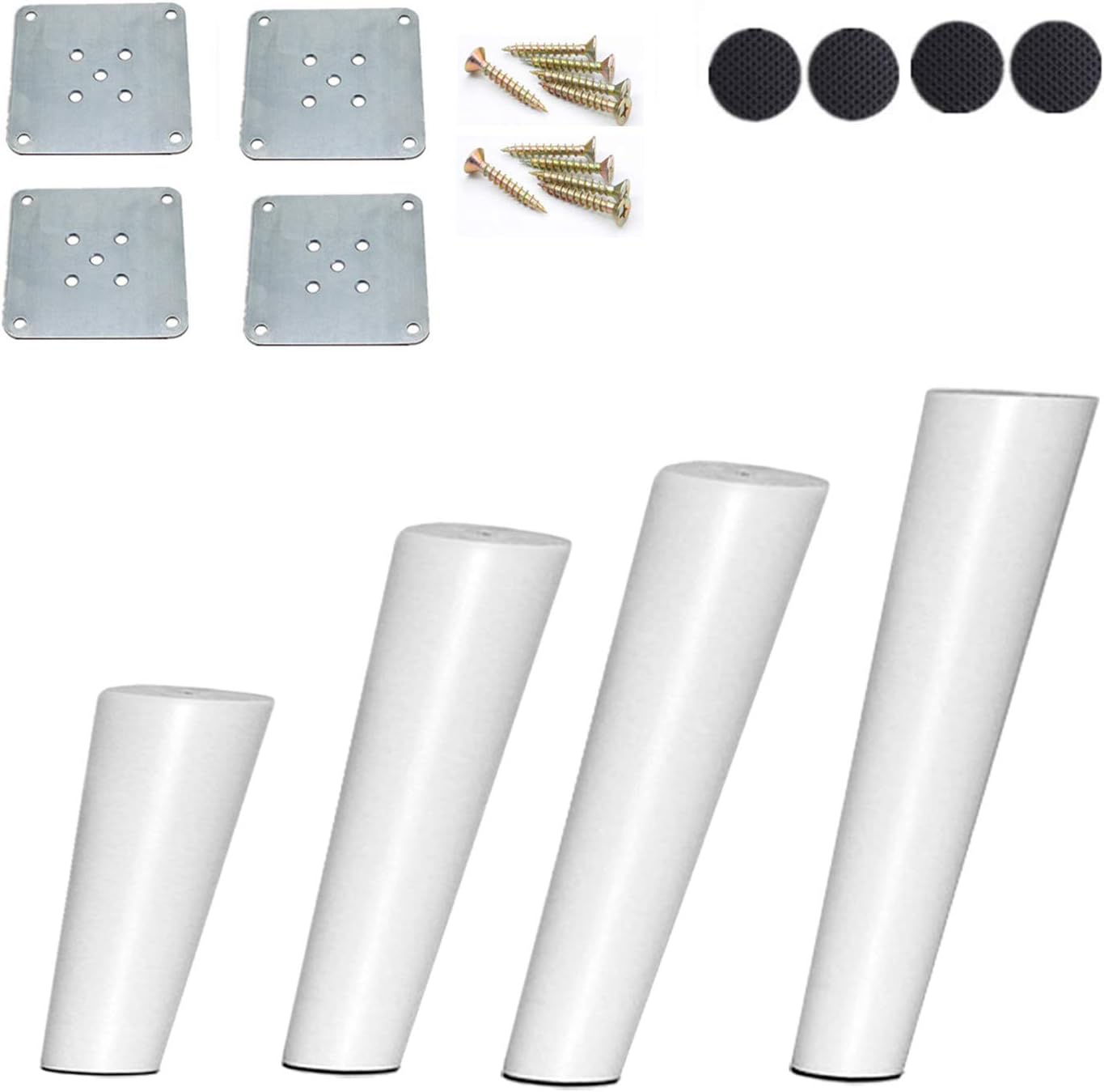 Amazon.co.jp Furniture Legs, DIYチルトメタル家具の足 テーブル脚 バーテーブルサポートフィート、4個