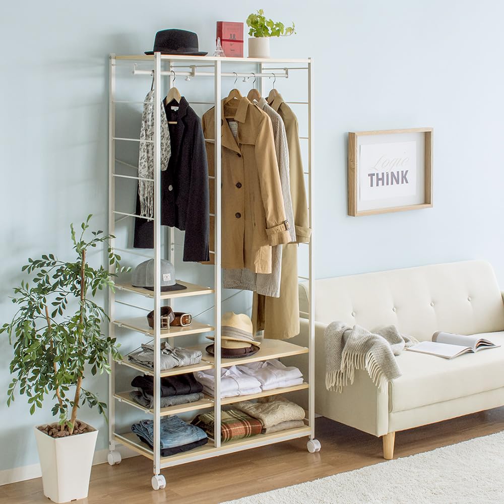 Amazon｜エア・リゾーム ハンガーラック おしゃれ コートハンガー 衣類