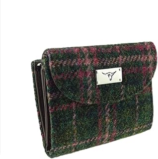Glen Appin LB2002 Damen Harris Tweed Small Wallet