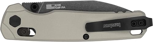 Miniatura 5 de Kershaw Bel Air - Cuchillo de bolsillo, fabricado en los Estados Unidos, hoja de acero CPM MagnaCut de 3.4 pulgadas, diseño EDC, mecanismo de