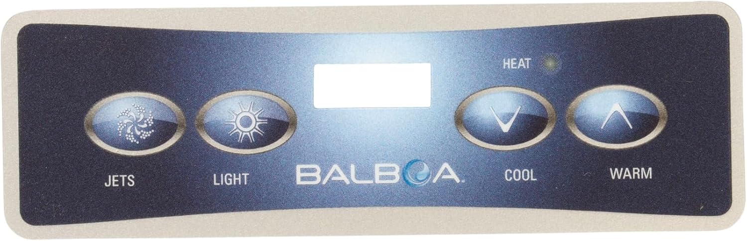 Balboa Water Group 11885 VL401 Overlay w/Buttons for Jets/Light/Cool/Warm