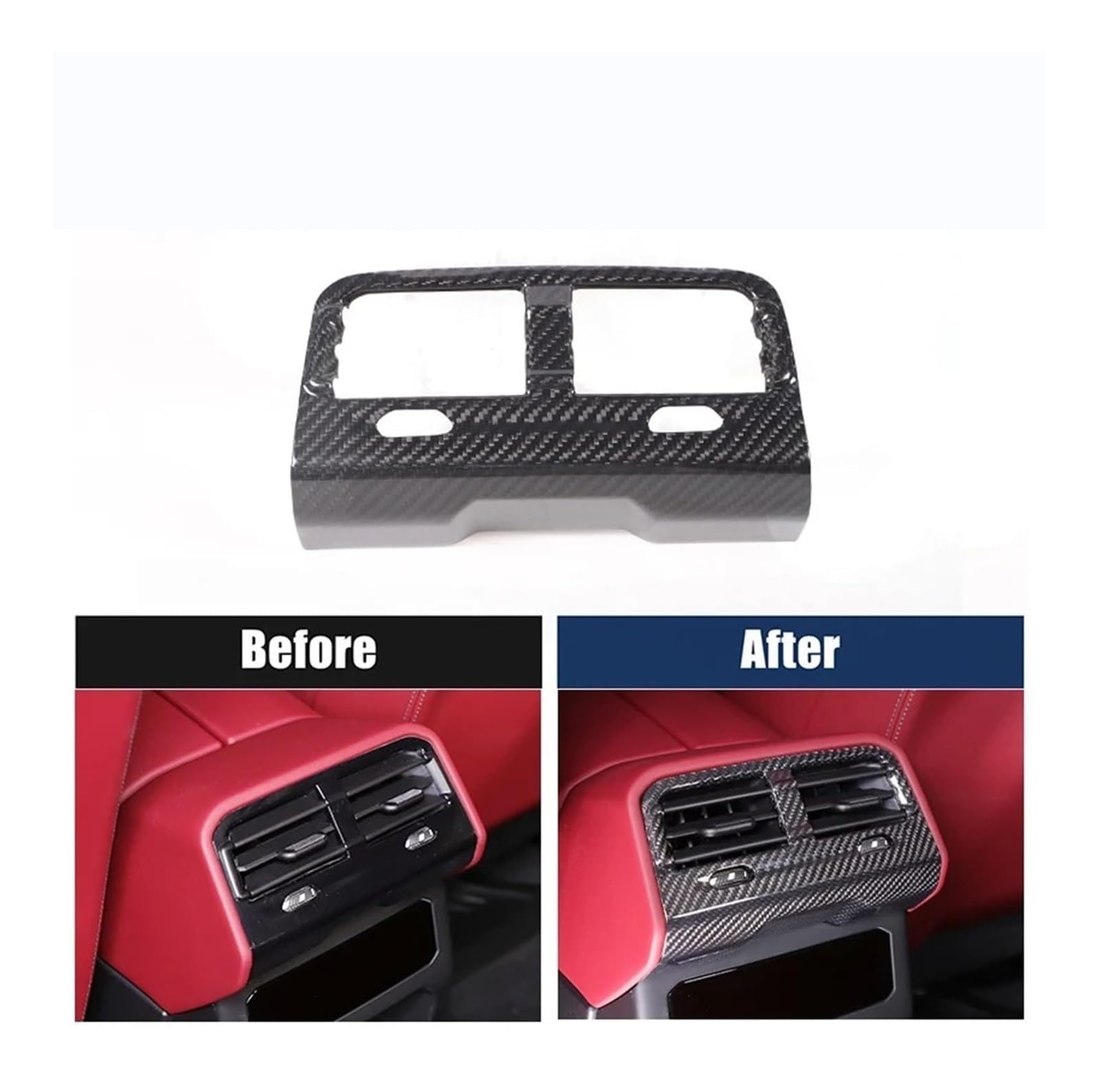Auto Aria condizionata Ventilazione Per B&MW Per Series 5 G60 2024 Adesivo Decorativo Per Bocchette Di Ventilazione Posteriori Per Interni Auto 1 Pezzo Accessori