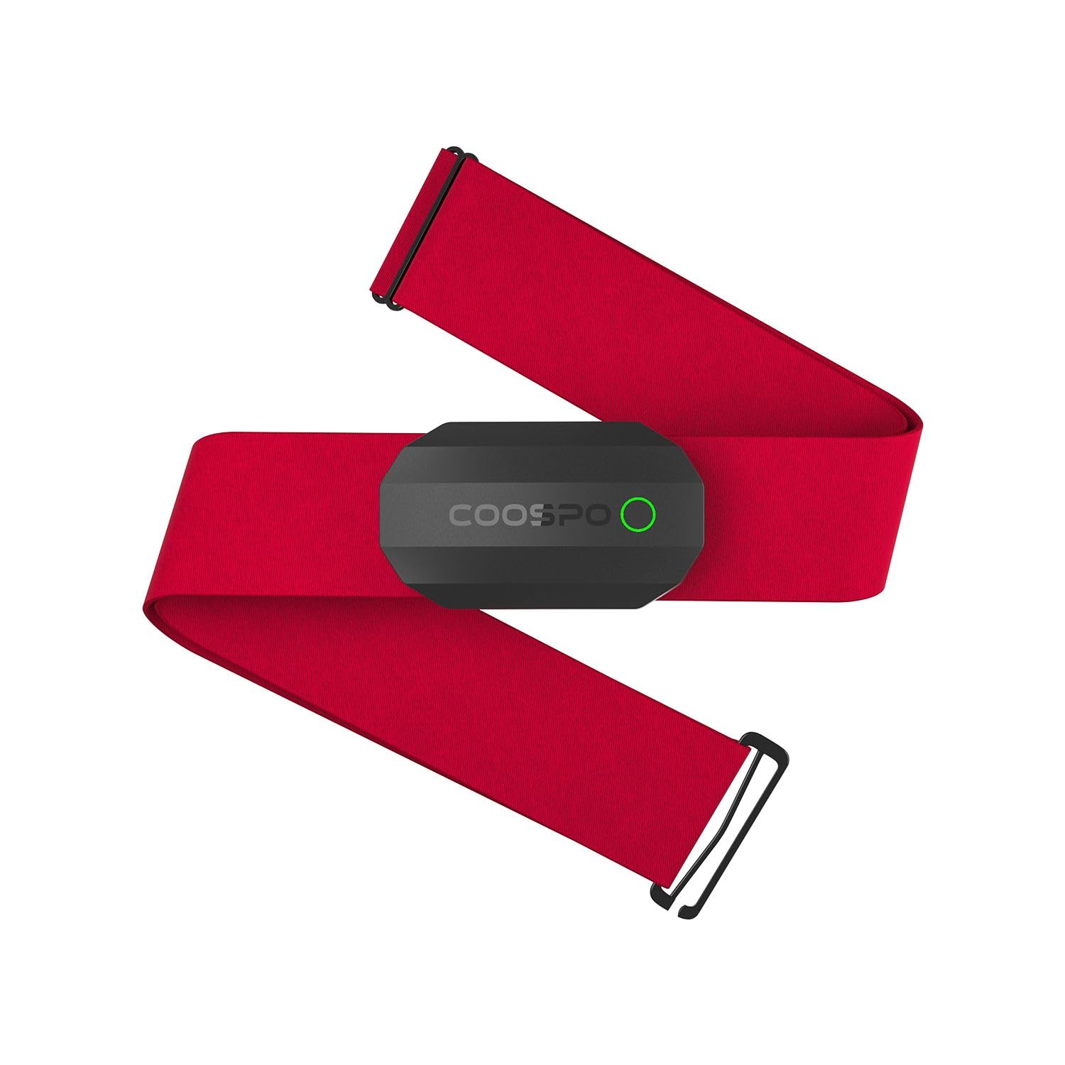 COOSPO H808S Frecuencia Cardíaca Bluetooth Banda Monitor Sensor de Frecuencia Cardíaca Deportivo Ant+ para CoospoRide, Wahoo, Adidas Run, Rouvy, Pulsoid