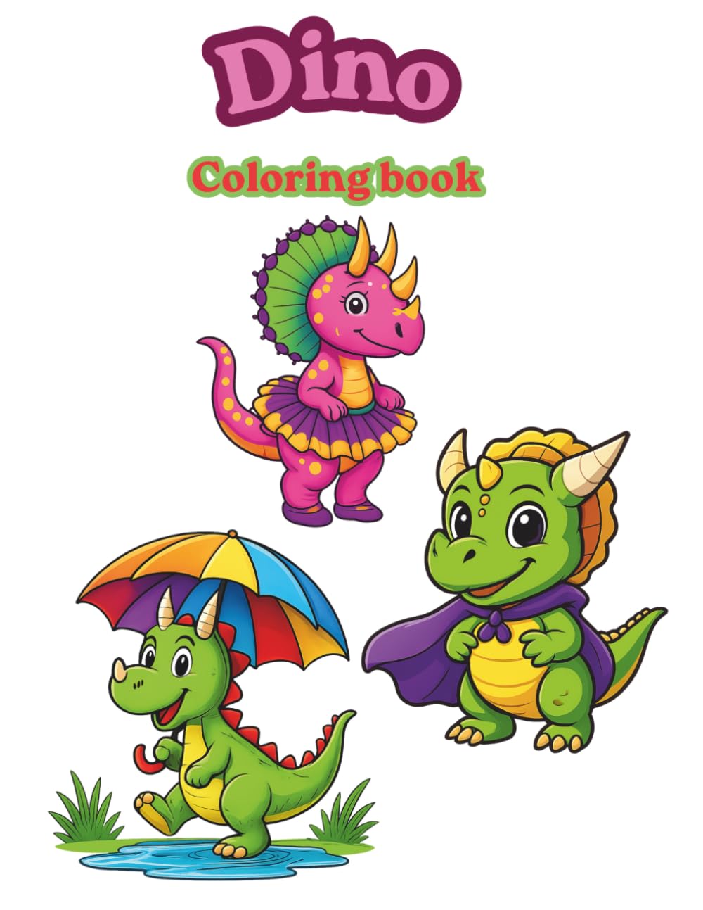Dino coloring book