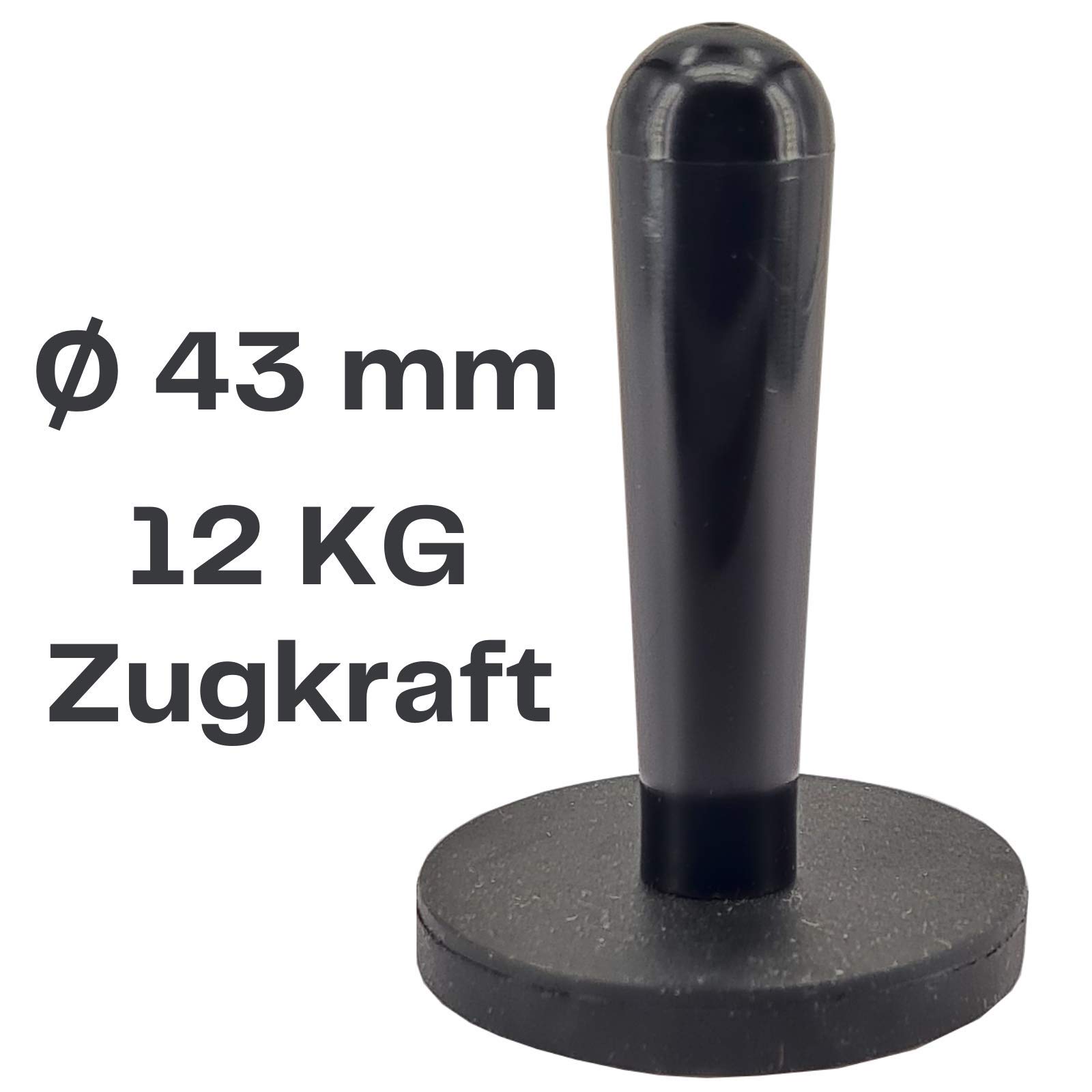 6 imanes de neodimio engomados para coche, herramienta para laminar el coche, diámetro de 43 mm, 12 kg