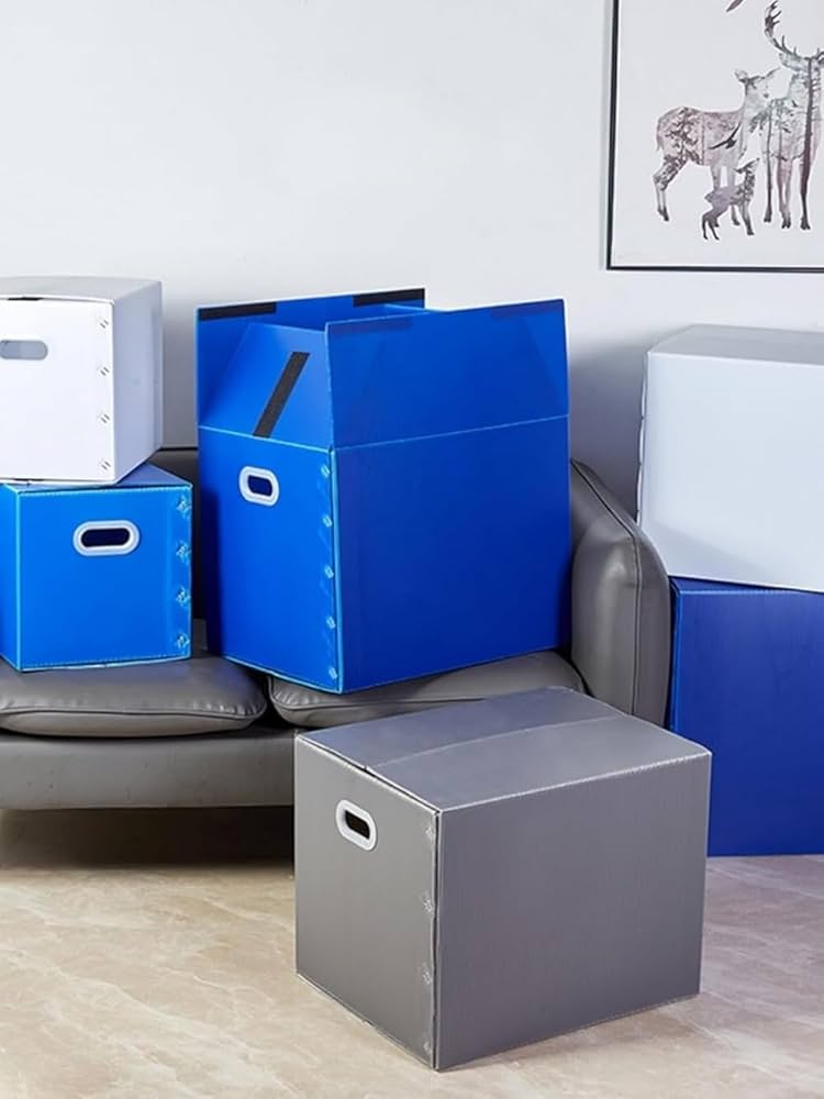 Amazon.co.jp: 収納ボックス 折りたたみ式プラダン製 収納