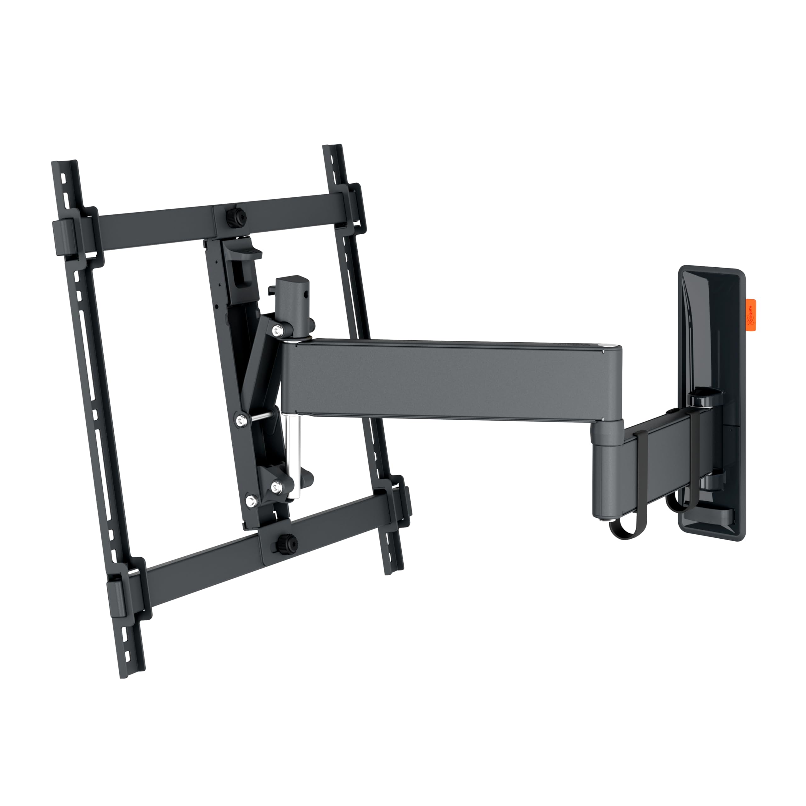 Vogel's TVM 3447 Vollbewegliche TV-Wandhalterung für 32-65 Zoll Fernseher | Bis Zu 180° Schwenkbar mit Premium-Gelenke, 20° Neigbar, 25 kg Tragkraft, TÜV-Zertifiziert, VESA 400x400, Inkl. Fischer-Dübel