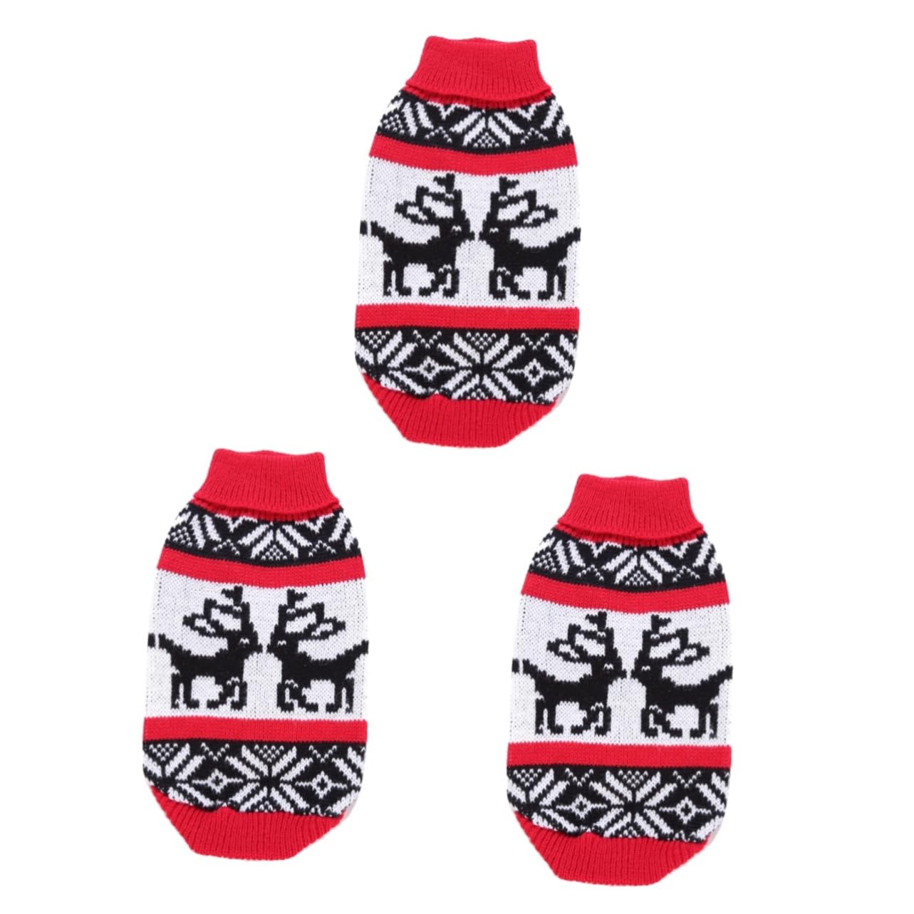 Pull en tricot pour animaux de compagnie tenue du Père Noël chien