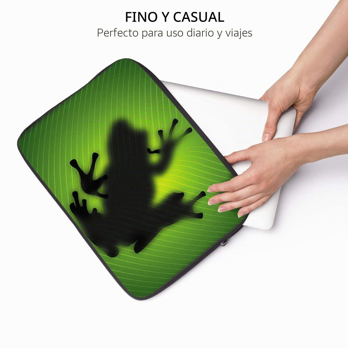 Sidorenko 15-15,6 Pulgada Funda para Laptop | Caja del Cuaderno Neopreno | Caja del Ordenador portátil Cremallera Duradera Protección de 3 Capas, Resistentes al Agua