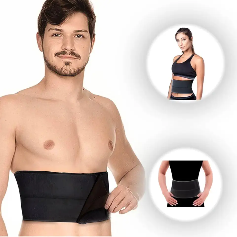 Cinta Faixa para hérnia umbilical Resistente Compressiva (G/GG)