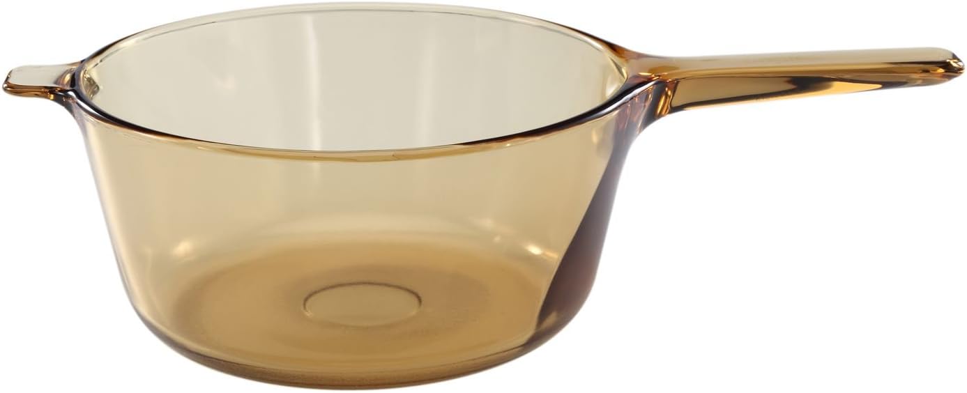 Corning Vision Amber 2.5L Covered Sauce Pan with Lid