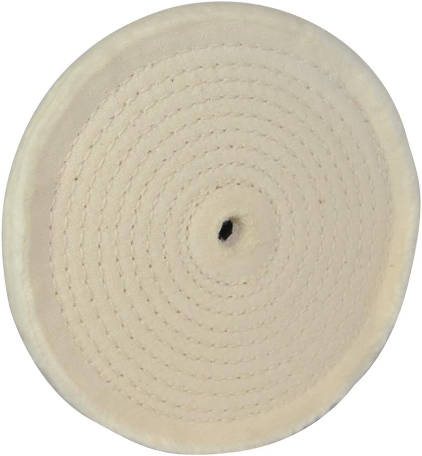 Silverline 105888 Spiral-Stitched Cotton Buffing Wheel 150 mm
