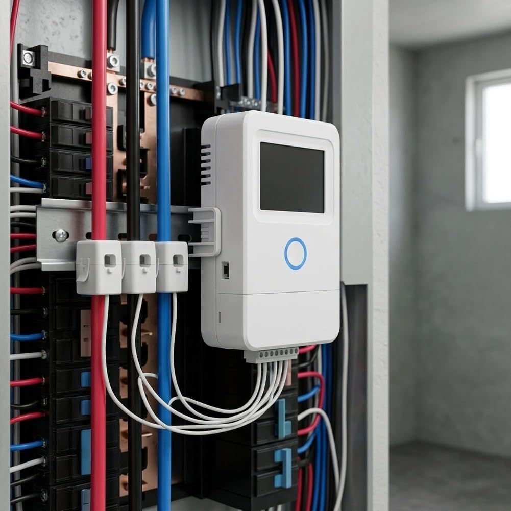 per contatore di energia WiFi Tuya 3 canali 80A per morsetti ct per