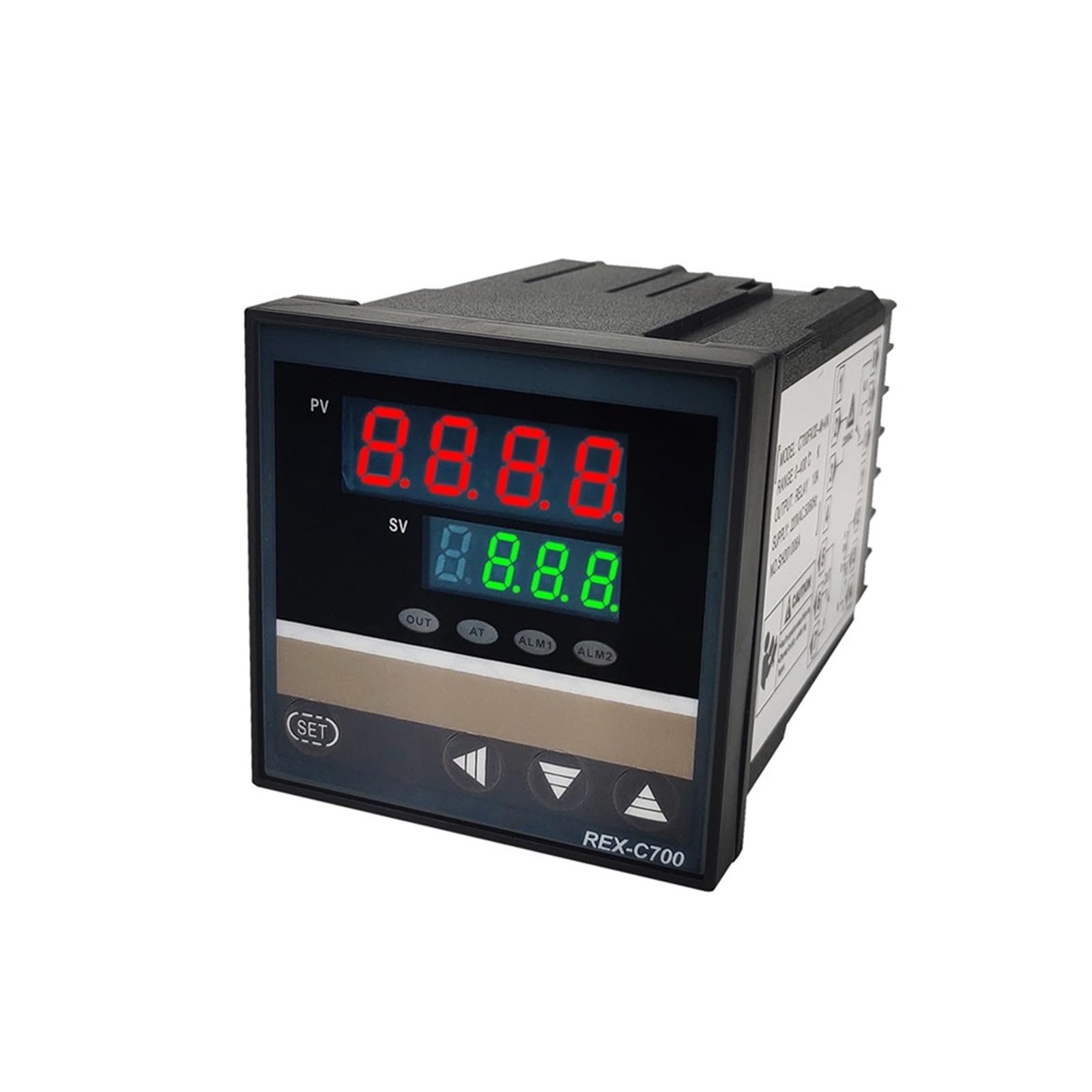 Digital Thermostat, PID Digital Intelligent Industrial Temperature Controller ,Relay REX-C700 Thermostat SSR Relay Output(K SSR Output)