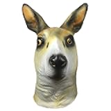 Halloween Mask for Adult,Animal Kangaroo Full Head Masks Costume,Cosplay Masks Dress Up Props for Carnival Party, Premium Latex Mask for Men Women