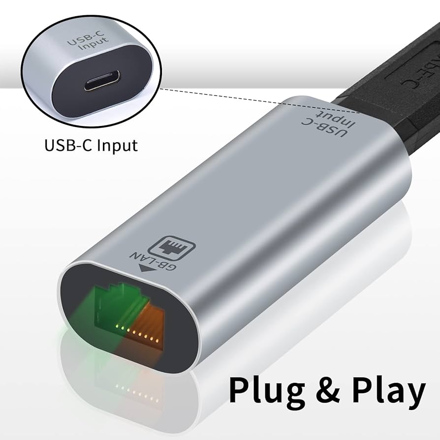 【OBSBOT】 USB-CからEthernet変換アダプター Amazon.com: OBSBOT USB-C to Ethernet Adapter,Lower Latency