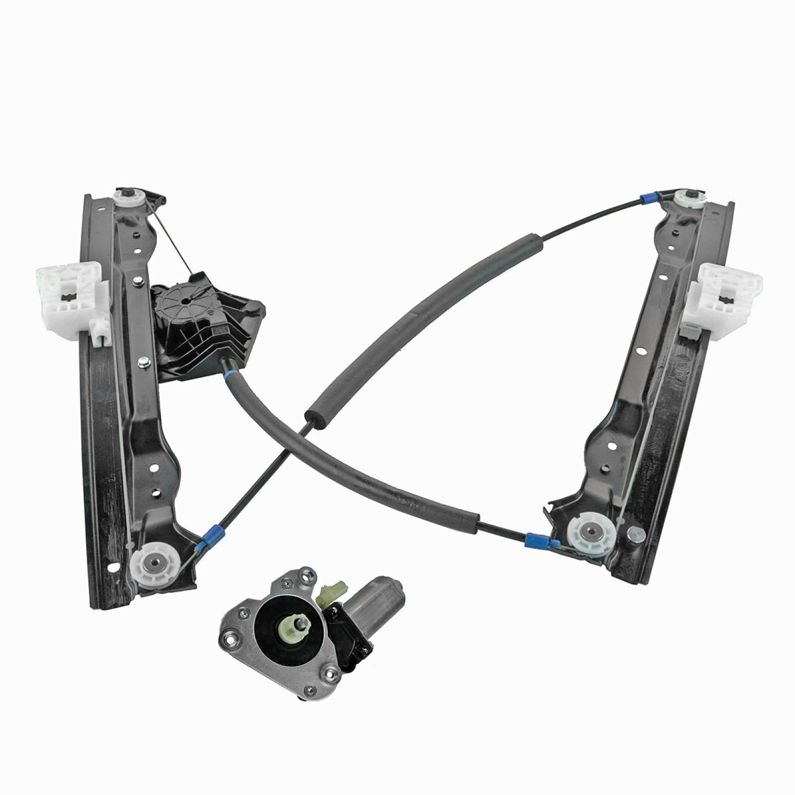 TRQ Front Left Power Window Regulator &amp; Motor Assembly Drivers Side