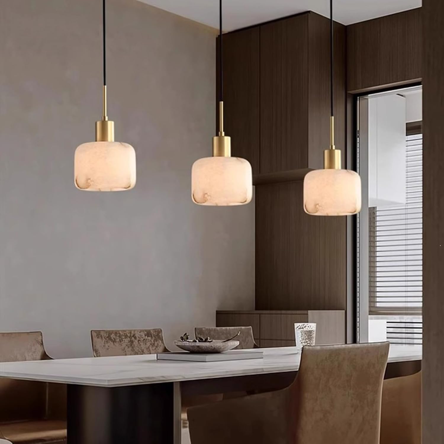 Lampada a sospensione in marmo naturale Illuminazione domestica