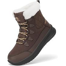 Dannto Women Winter Snow Boots Faux Fur Lined Waterproof Warm Shoes