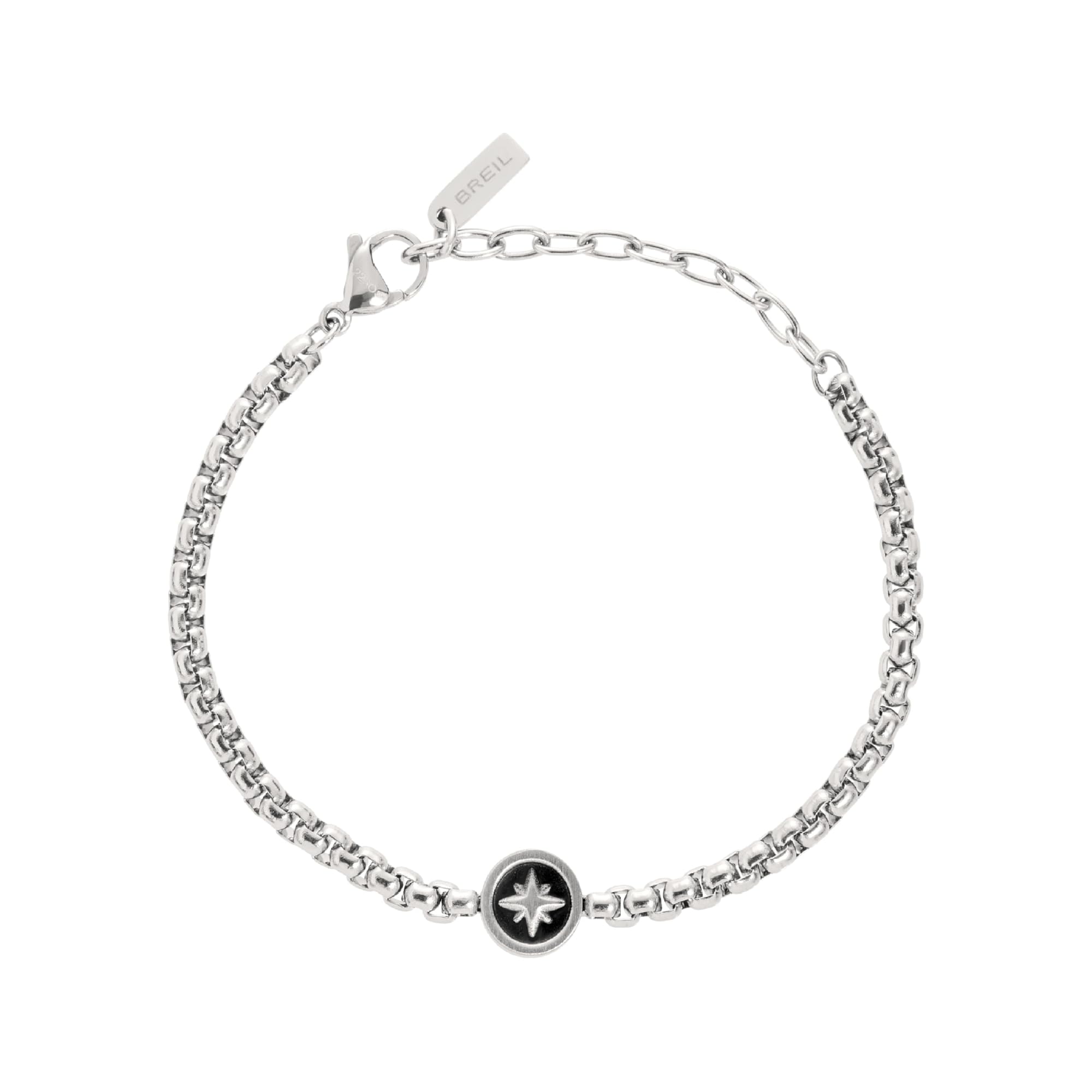 Breil Collezione BLACKEN, Bracciale Uomo in Acciaio, Gioiello idee regalo uomo