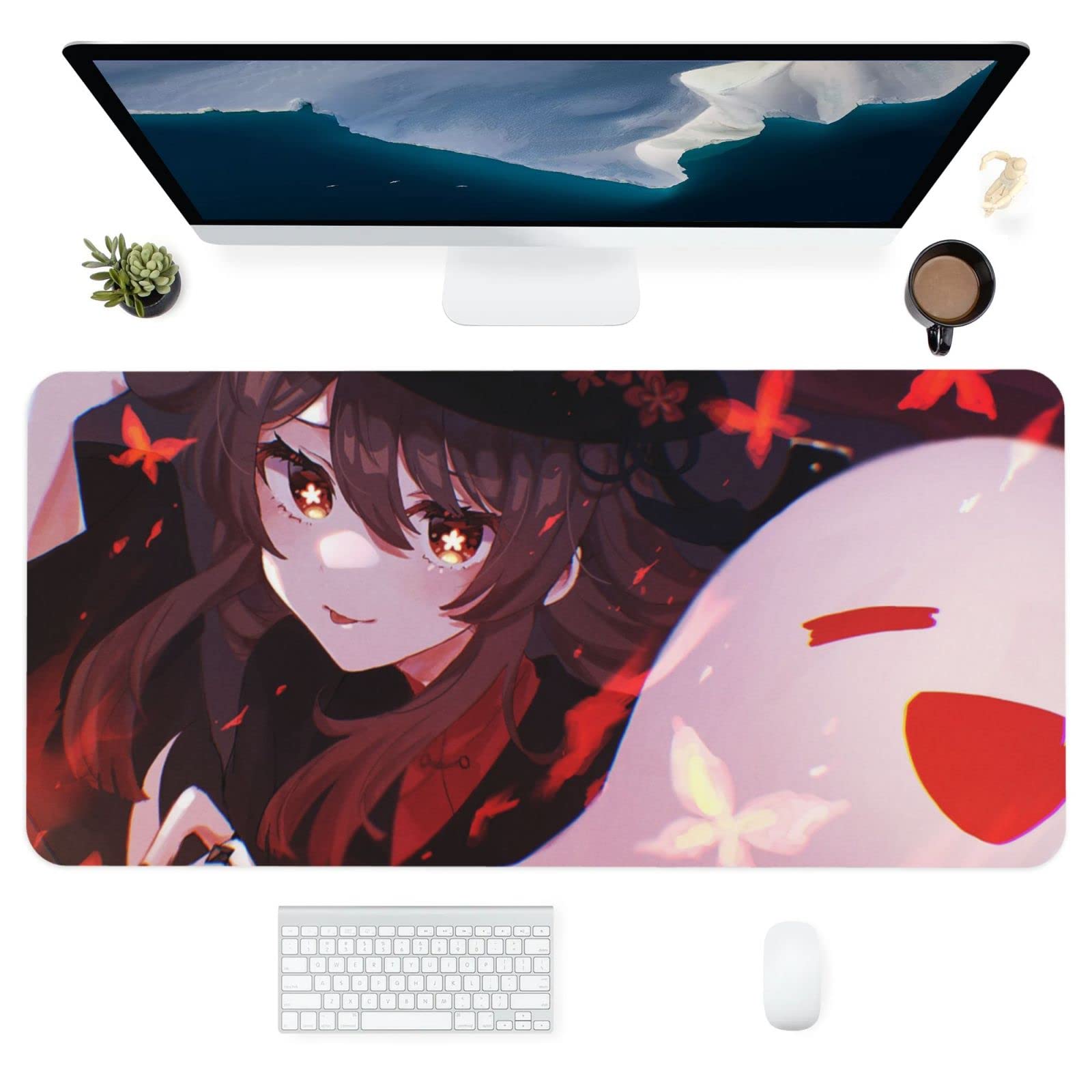 ふーたお(。-ω-) Amazon.co.jp:原神 胡桃 フータオ マウスパッド 超大判