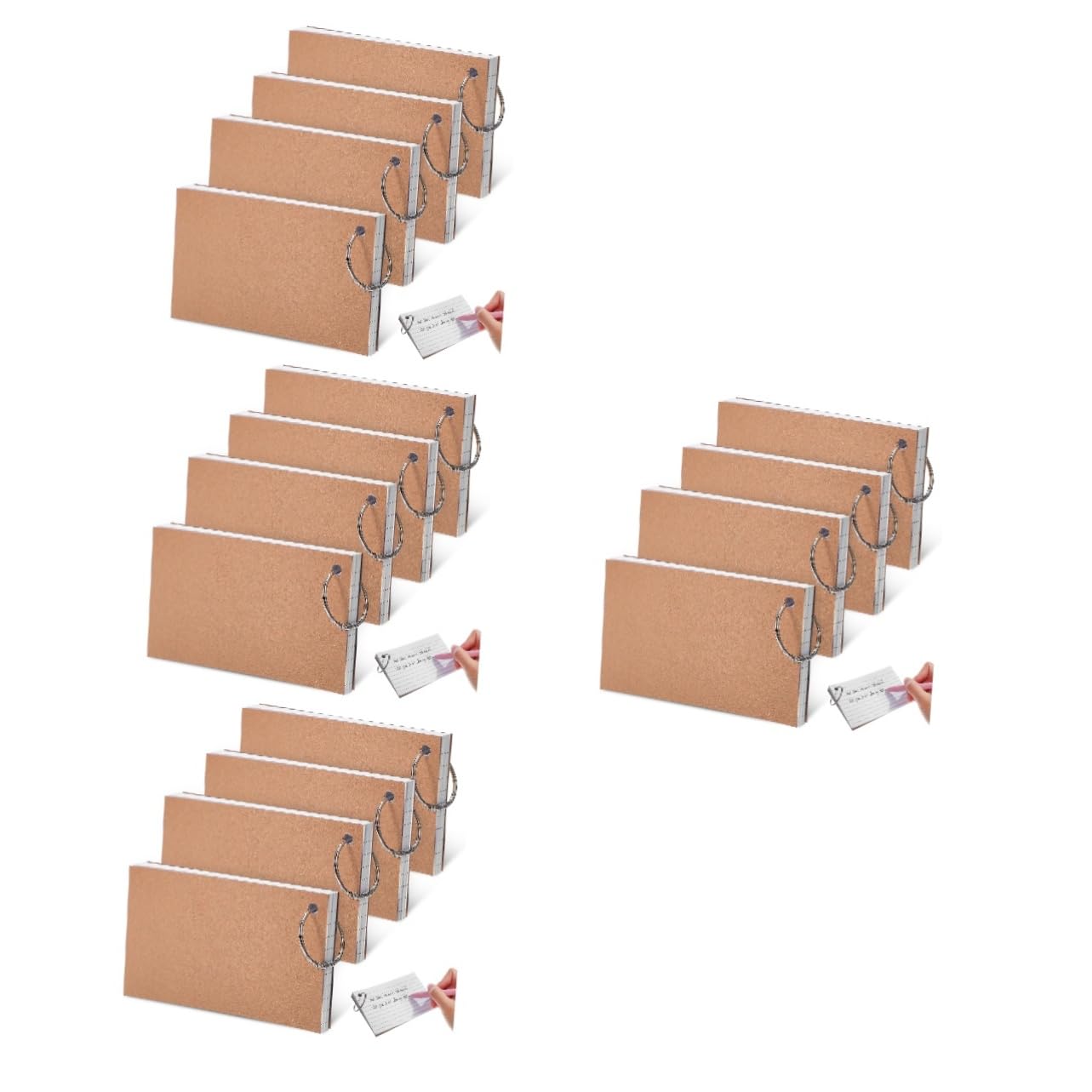 STOBOK 16stücke Liniert Flashkarten Mit Ringen Beidseitig Bedruckte Vokabelkarten Für Effektives Lernen Und Notizen Für Studierende Und Lernende Pro Karteikarte Stabiles Design