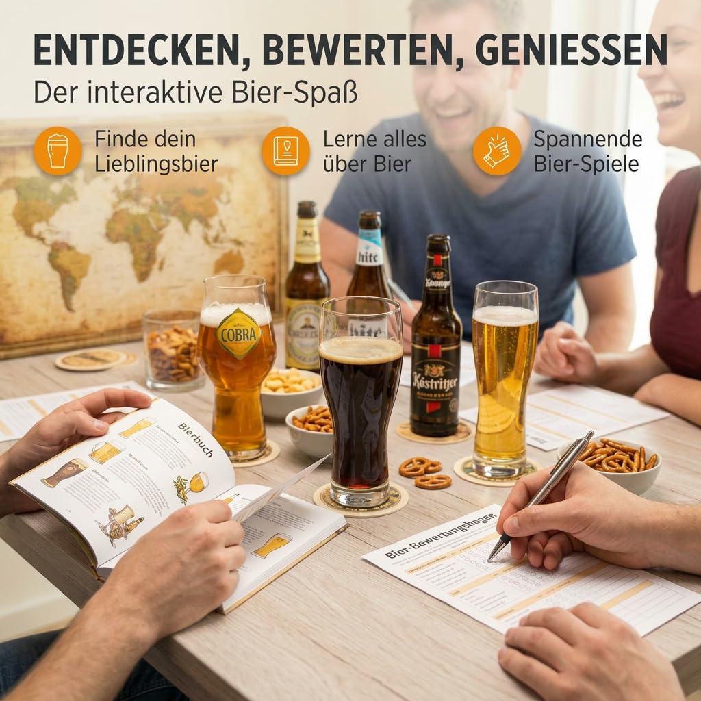 Geschenk für Männer "BIER AUS ALLER Welt" + Bier Geschenke Geburtstag