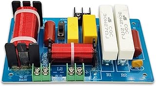 2 Way Speaker Frequency Divider Module Treble Bass Hi-Fi Filter Distributor Board for DIY Speaker Frequency Divider