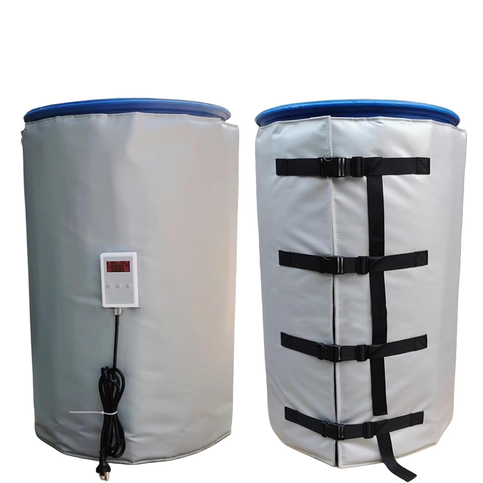 275-Gallonen-IBC-Fassheizung, 4000-W-Fassheizdecke, 55-Gallonen-Fassheizung, 2300-W-Fassheizband, für IBC-Kunststofftanks Grey-55Gallon/200L