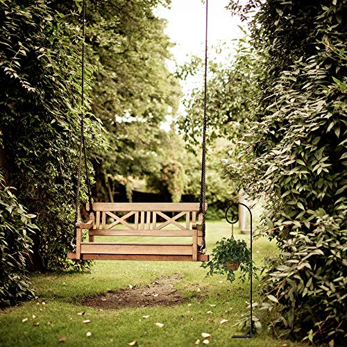 Ashman Shepherd Curled Hook (6 Pack), 35 Inch Tall 1/4 Inch Thick, Made Of Premium Metal For Hanging Bird Feeders, Mason Jars, Planthangers, Flower Basket, Christmas Lights, Lanterns, And Weddings #TOP4