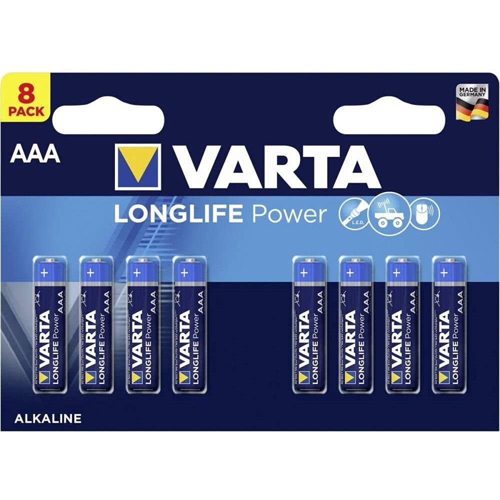 VARTA Lot de 10 Blisters de 8 Piles LONGLIFE Power 4903 AAA Micro LR03