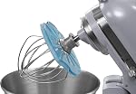 Whisk Wiper® PRO pour les mélangeurs de support - Mélanger sans le mess - L'accessoire ultime de mélangeur de stand - Compatible avec KitchenAid Mélangeurs de support (pour les mélangeurs à tête incrustée, rouge)
