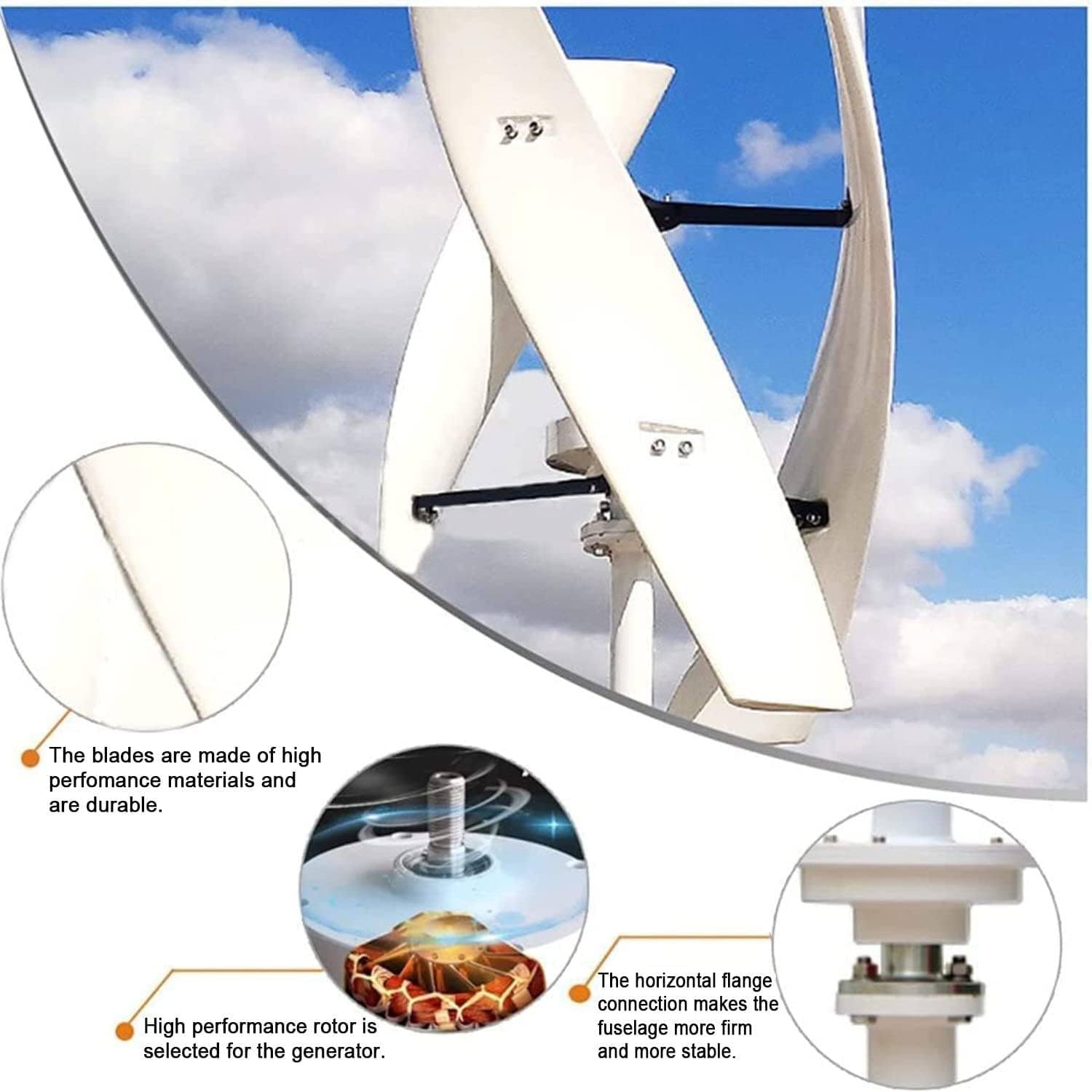 Generatore di turbine eoliche per soluzioni di energia rinnovabile off-grid