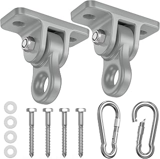 Heavy Duty Swing Hangers, Indoor-Outdoor Hooks, 2-Pack