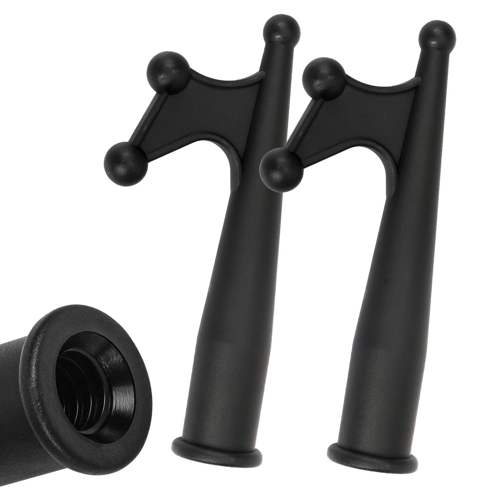 doufuhua 2 Pcs Boat Hook Floating Fit for 3/4" Acme Marine Thread Telescoping Pole