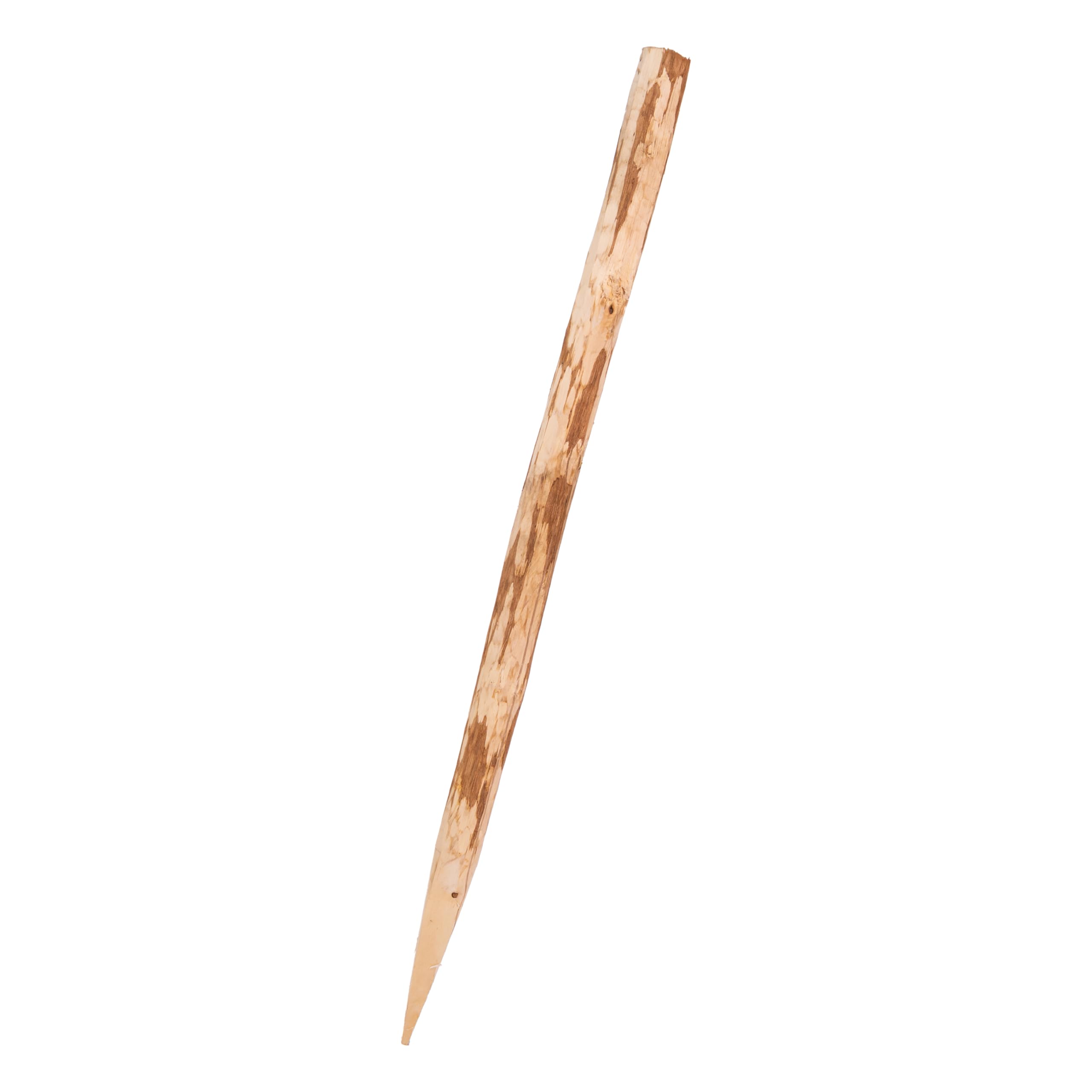 ø6-7 cm Lot de 6 Piquets Cloture en Bois Longueur 90 cm Pointe Aiguisée Noisetier Poteaux Rabotés Palissade Clôture de Jardin Piquets de Clôture pour Pâturage