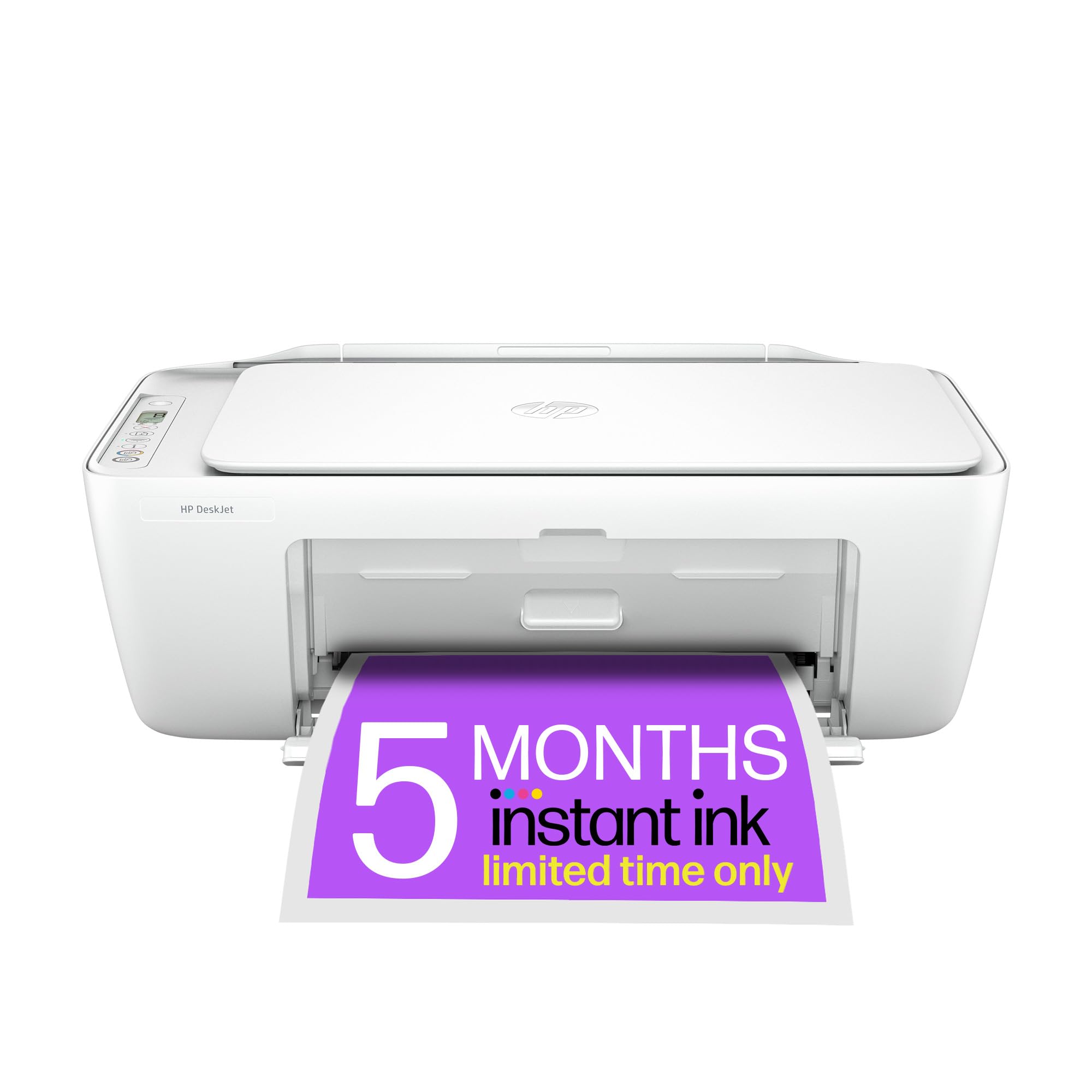 HP DeskJet 2810e All in One Printer | Perfect for Home | Colour | Wireless | Print, Scan & Copy | 5 Months of Instant Ink limited time only | Easy Setup & Reliable Wi-Fi | White