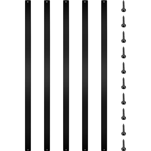 VEVOR Balaustres de 29.5 pulgadas, paquete de 16 escaleras con tornillos, barandilla plana de aluminio, para porche de escalera al aire libre, color disponible en Yaxa Peru