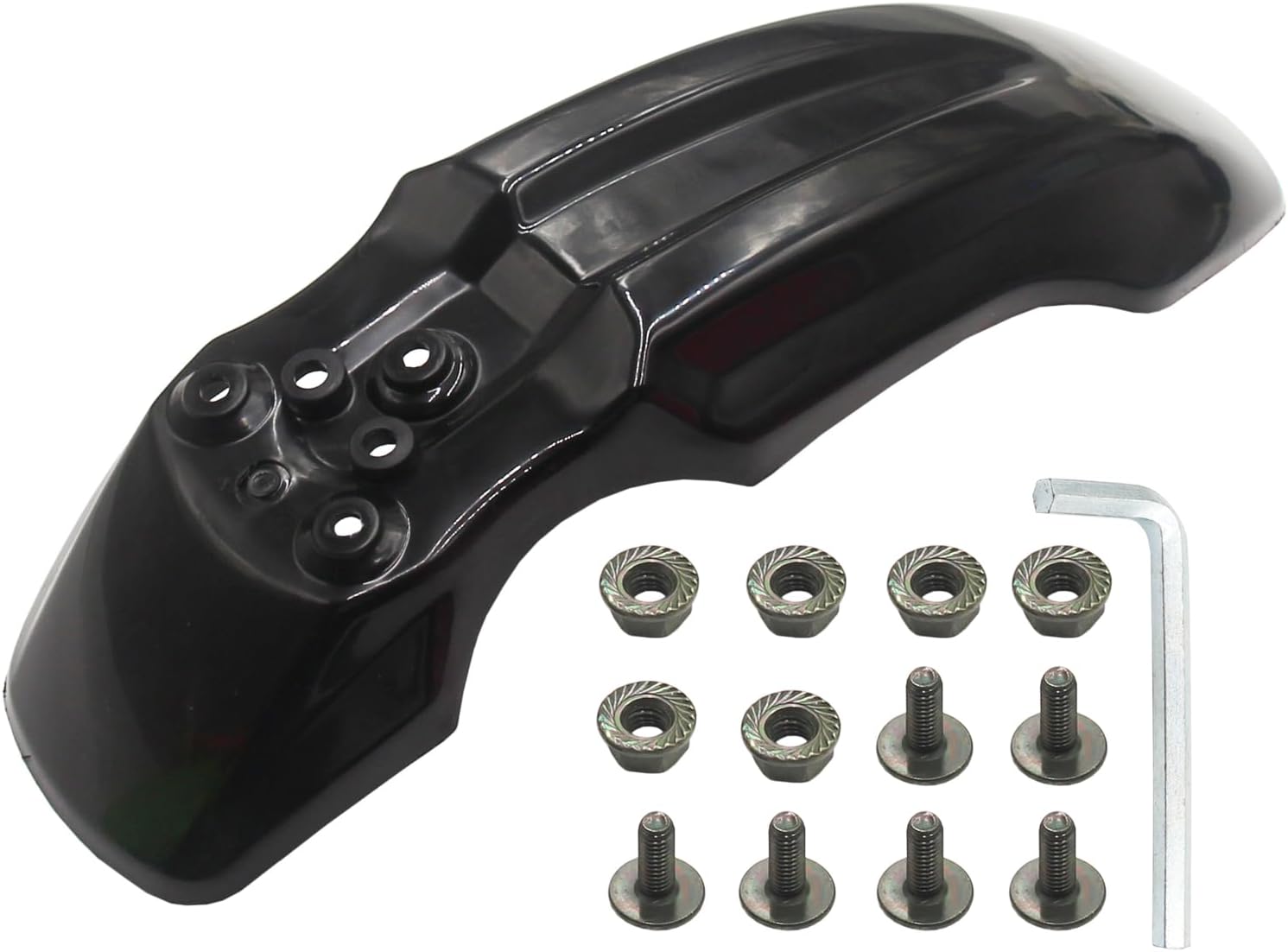 Plastic Front Wheel Mud Guard Fender Fairing for XR50 CRF50 XR CRF 50 SDG SSR 107cc 125cc PIT PRO Trail Dirt Bike (Black)