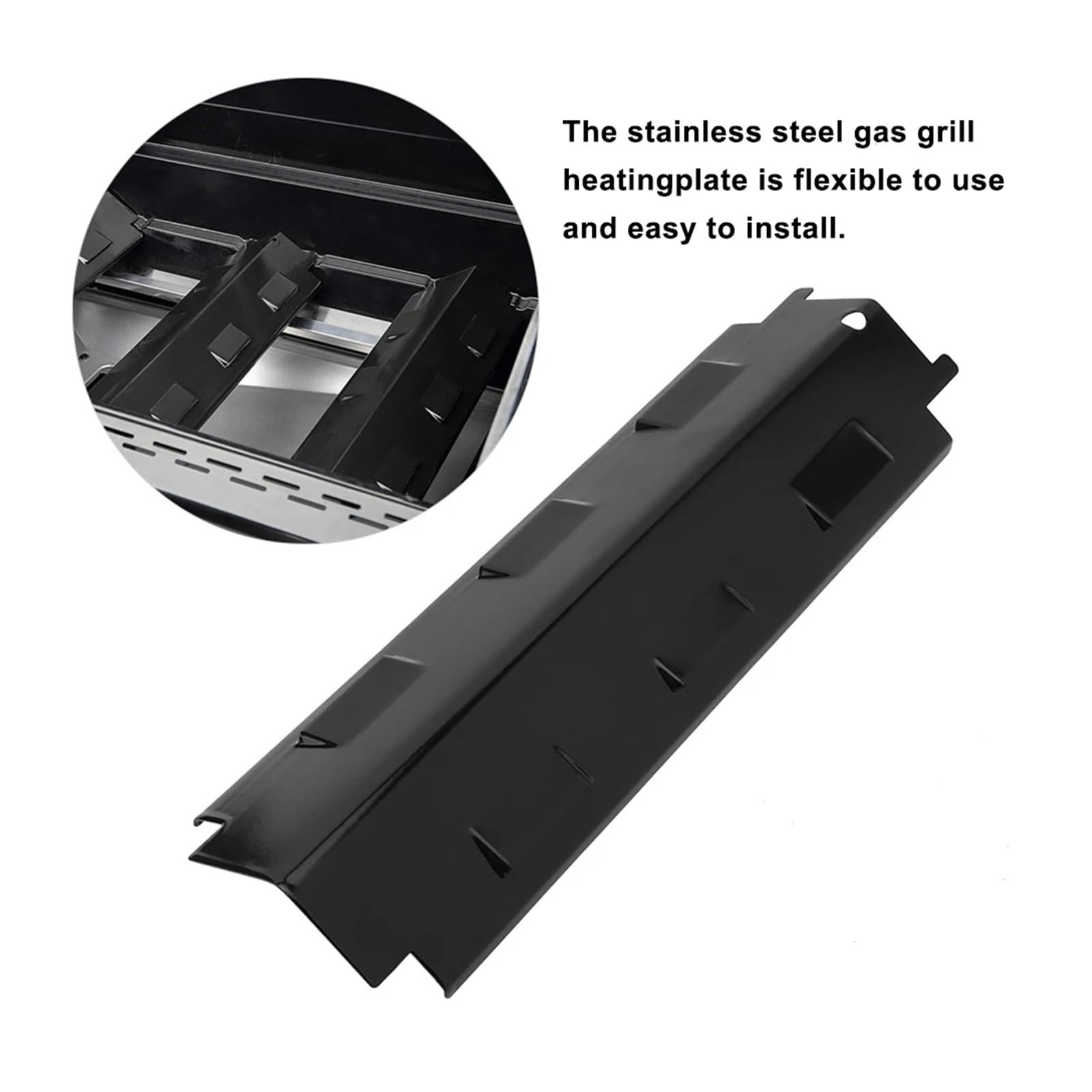 Bruciatore A Gas per Barbecue 4 Pezzi Piastre riscaldanti for Barbecue Bruciatore for Cottura all'aperto Protezione for griglia Sostituzione Accessori for pentole for Barbecue