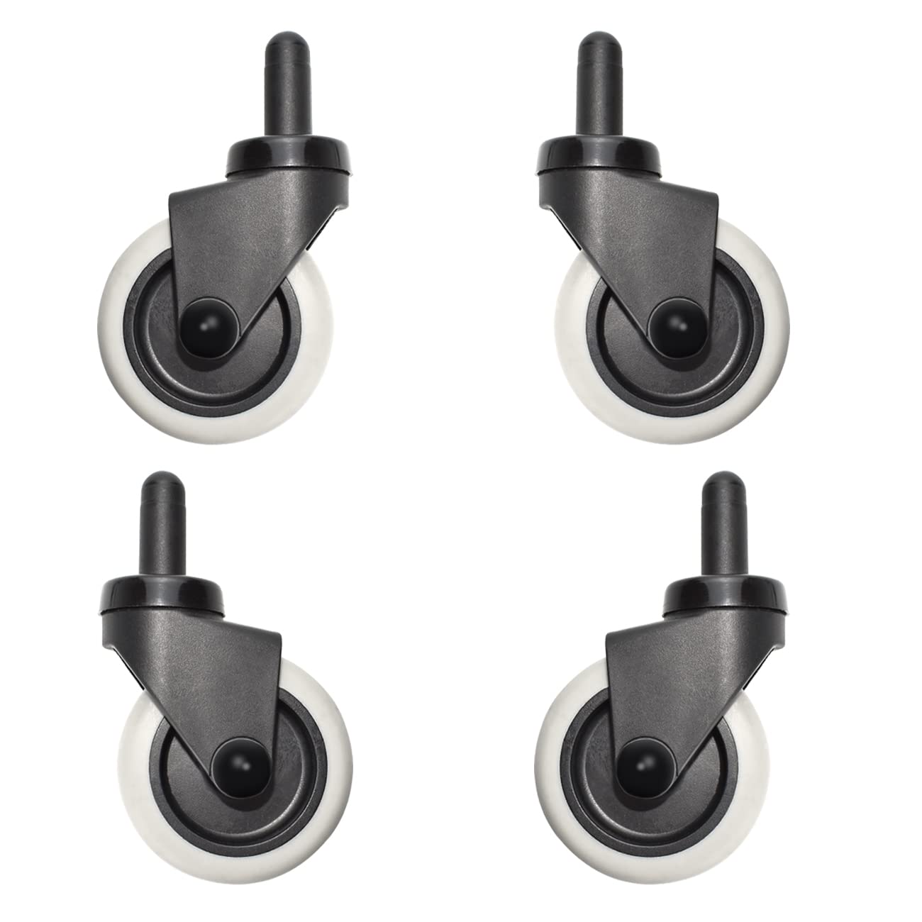 Ruote Girevoli AAGUT 10,2cm - Set 4 Pezzi Gomma TPR Per Secchi Mocio E Carrelli - Foto 11
