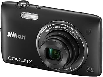 Nikon Coolpix S3400 (7x Optical Zoom, 20.1 MP, Black): Amazon.co