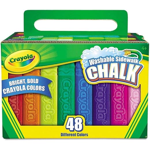 Crayola 48 Count Sidewalk Chalk