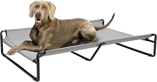 Veehoo CWC2201 - Cama elevada y refrescante original para perros grandes, cama portátil para mascotas de pie con malla transpirable lavable, pies