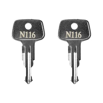 N116 Key Replacement for Thule Rack Core, Key Cylinder for Bike Rack Lock, Roof Cargo Lock, Roof Rack Locks, Cross Bars, Towers, Ski Rack Etc